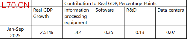 表1：各类投资对实际GDP增长的贡献 来源：Rubinton and Patro (2026)