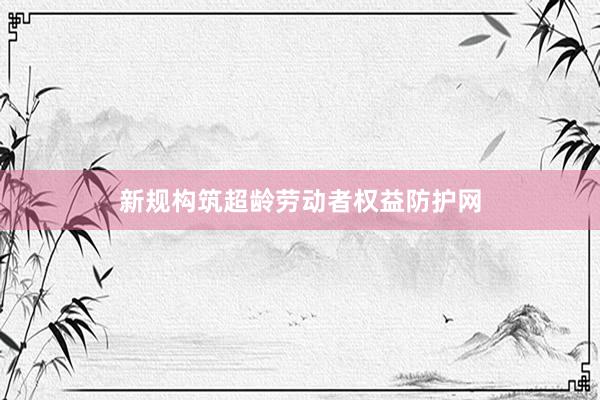 新规构筑超龄劳动者权益防护网