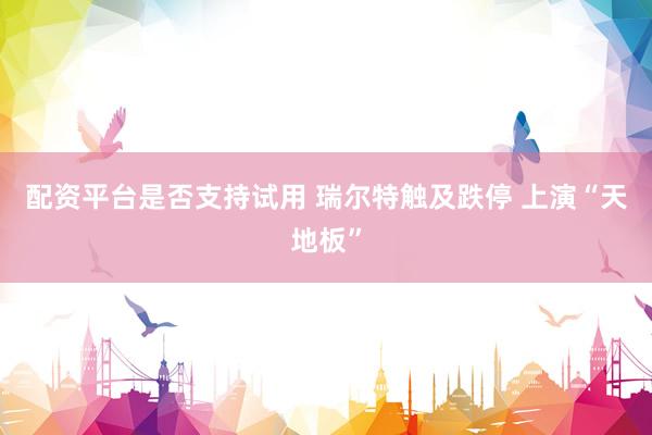配资平台是否支持试用 瑞尔特触及跌停 上演“天地板”