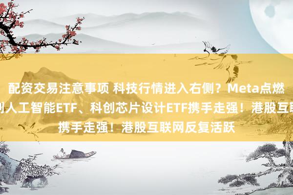 配资交易注意事项 科技行情进入右侧？Meta点燃AI芯片，科创人工智能ETF、科创芯片设计ETF携手走强！港股互联网反复活跃